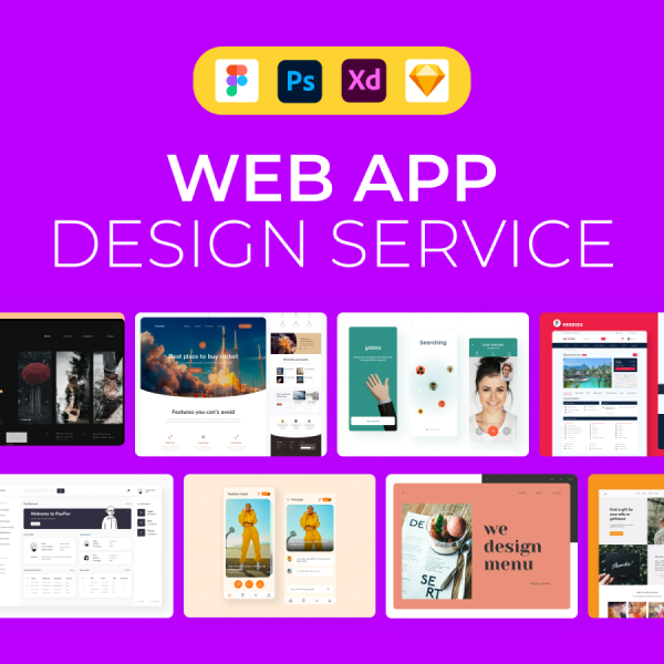 Web App UI/UX Design Service for your Business