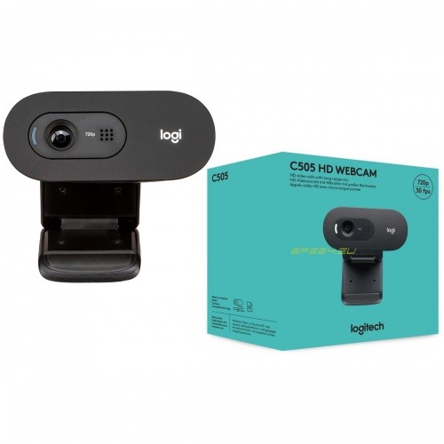 Logitech C505 HD Webcam 720p Video With Noise Reduction Mic