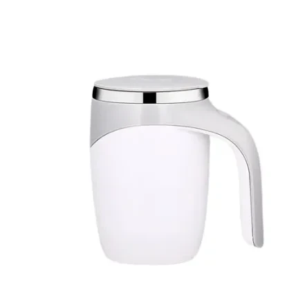 Multi-Functional Magnetized Stirring Cup- White Color