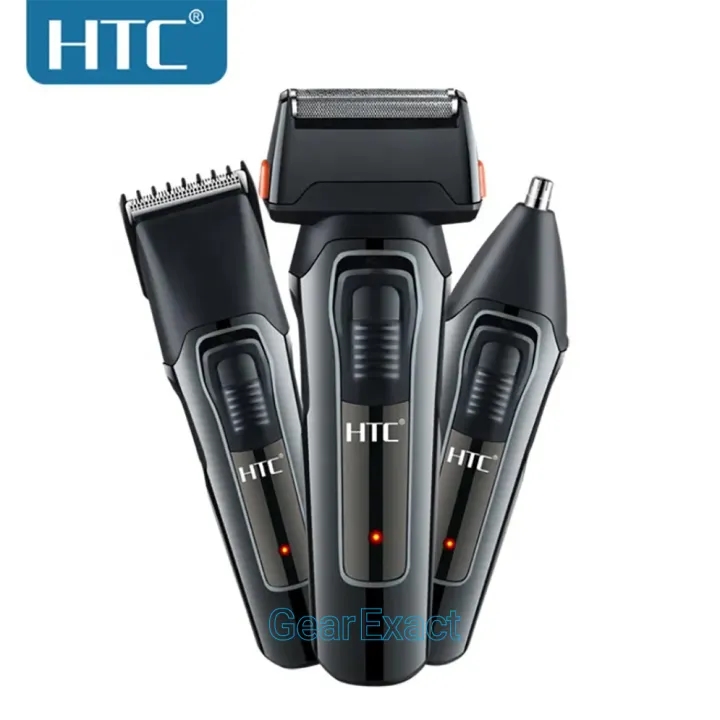 HTC AT-1088 Multi-grooming 3-in-1 Shaver, Nose, and Hair Clipper for Men (ANZ)