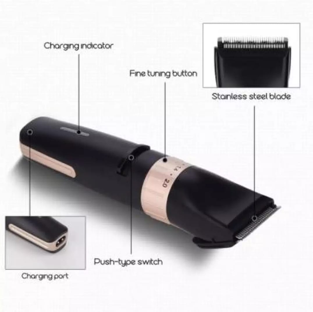 GM-6042 Rechargeable Hair Clipper & Trimmer For Men