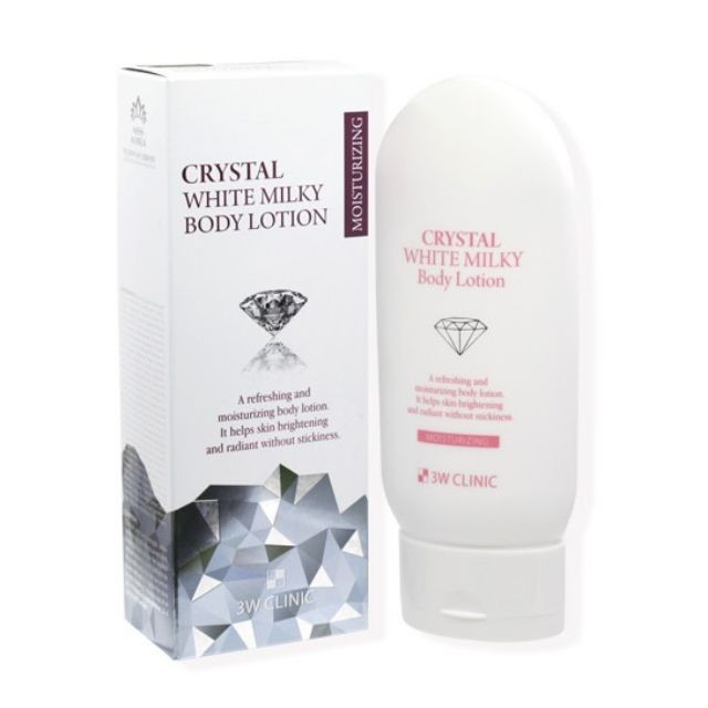 3w Clinic Crystal White Milky Body Lotion (150 ml