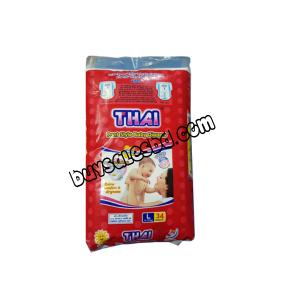 Thai Pant Style Baby Diapers Economic Pack-L (9-16 Kg) 34pcs