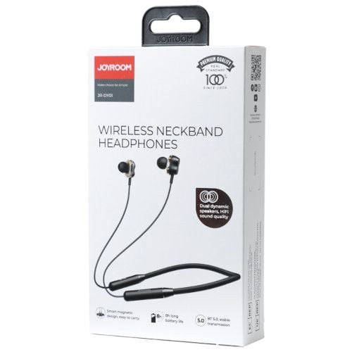 Joyroom JR-DY01 Magnetic Neck Sports Bluetooth Headphones – Green Color