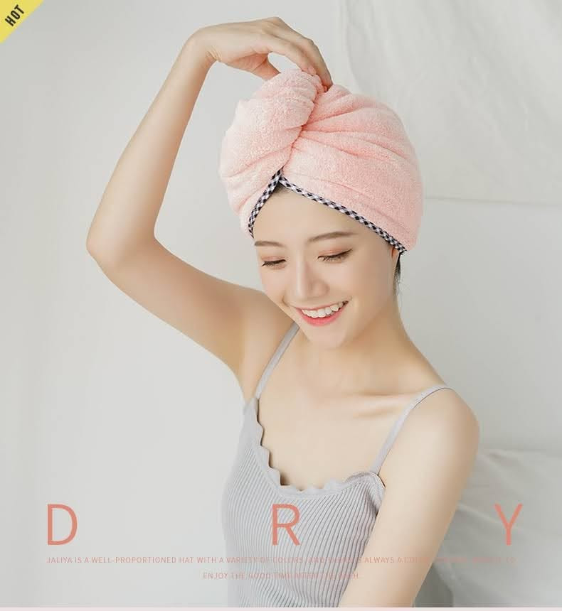 Dry Hair Cap Microfiber Quick Towel Magic Hair Towel Wrap for Women Absorbent Towel.