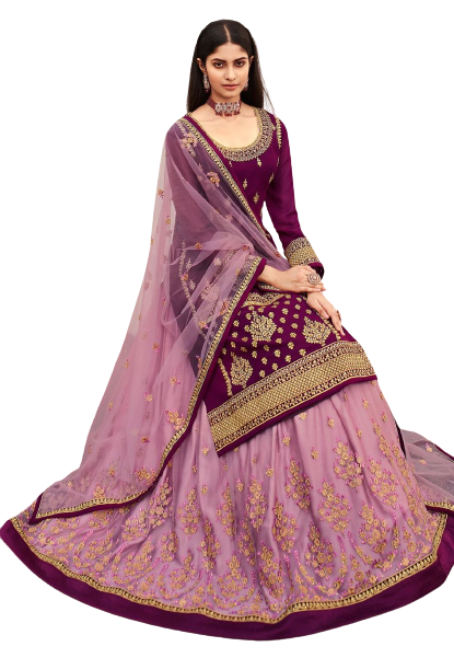 New stylish Gorgios Ready Made Georgette Embroidery Party Dress (Dress+pajama) For Women