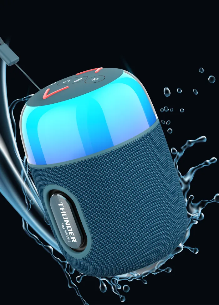 WiWU Premium Speaker P60 Mini Portable Bluetooth 5.3 Thunder Wireless Speaker