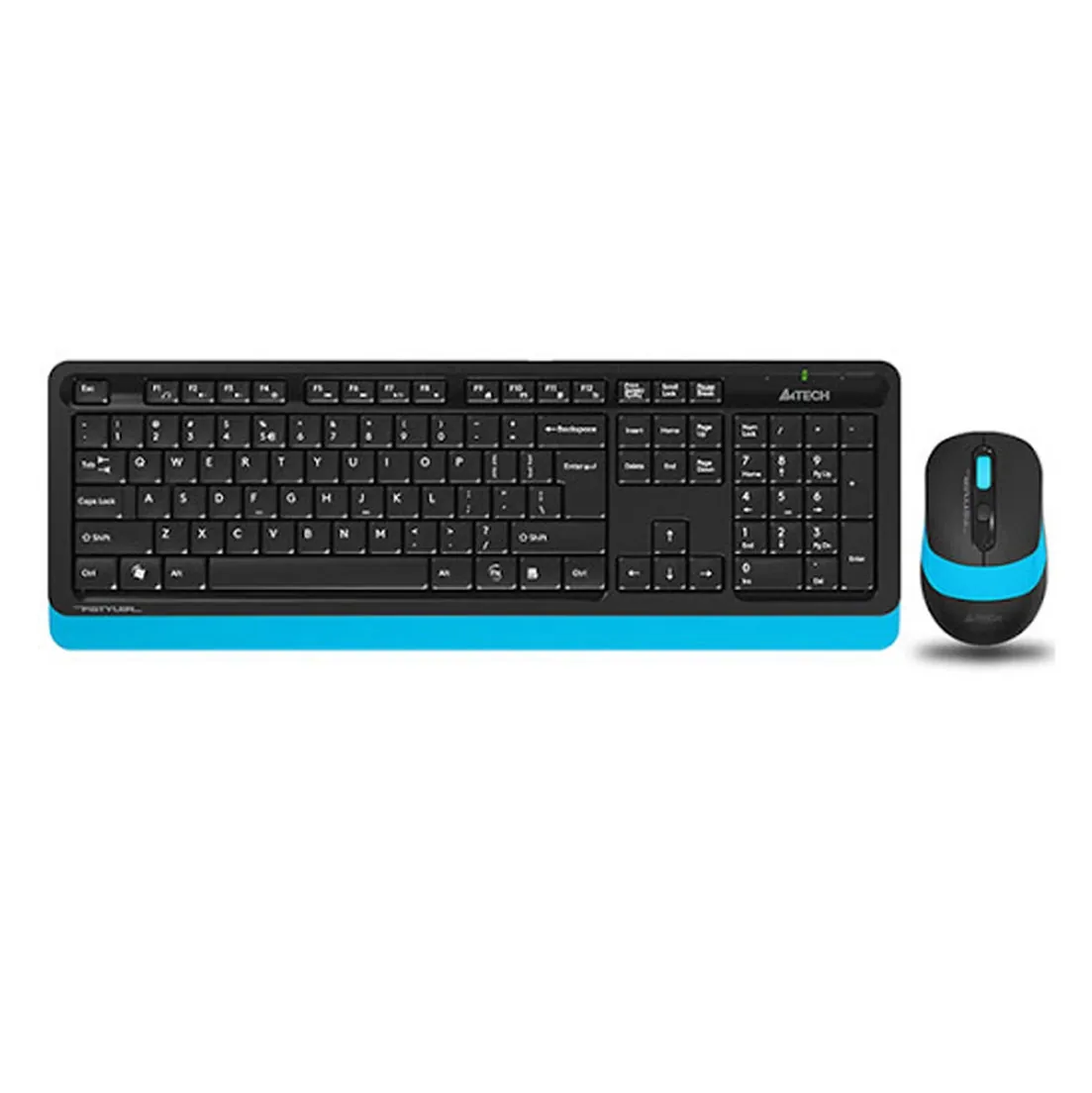 A4TECH FG1010 Wireless Keyboard Mouse Combo With Bangla – Blue Color