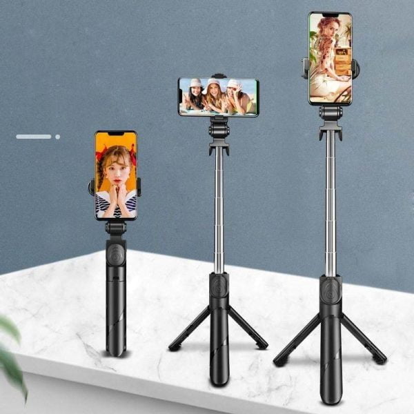 XT02 Selfie Stick Tripod With Bluetooth Remote