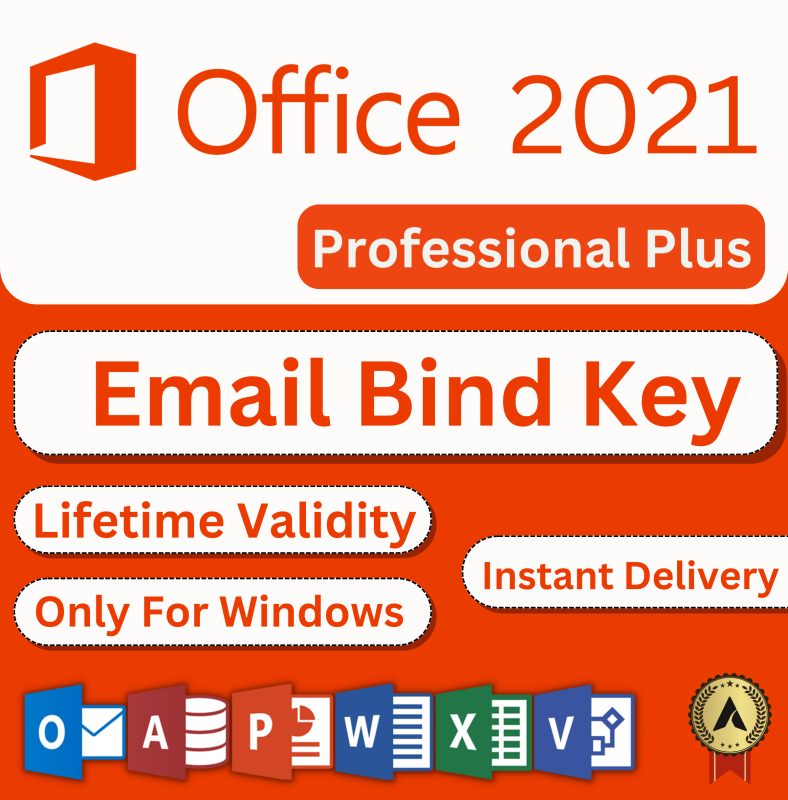 Office 2021 Pro Plus Sync with email bind KEY lifetime
