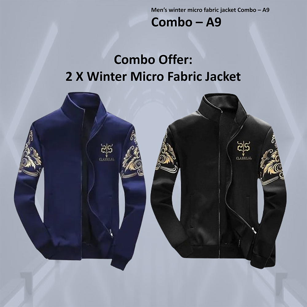 Men’s winter micro fabric jacket Combo A9