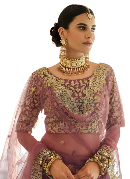 New stylish Gorgios Ready Made Georgette Embroidery Party Dress (Dress+pajama) For Women