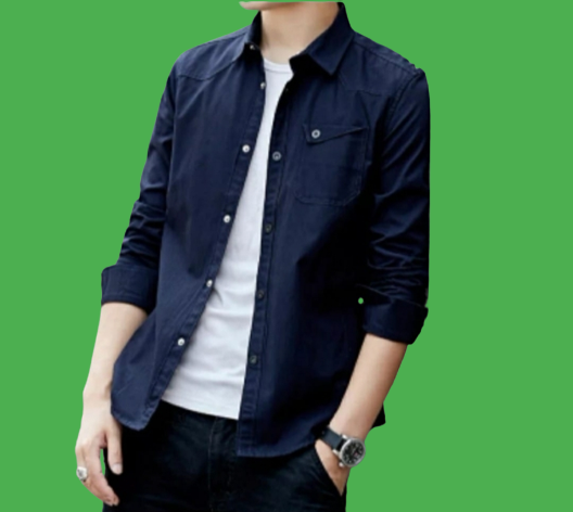 sleeve casual shirt for man