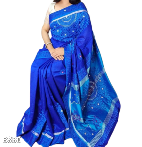 Dhupian Block Saree