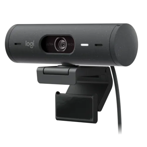 Logitech BRIO 500 Full HD 1080p 4MP Auto-Framing Webcam – black