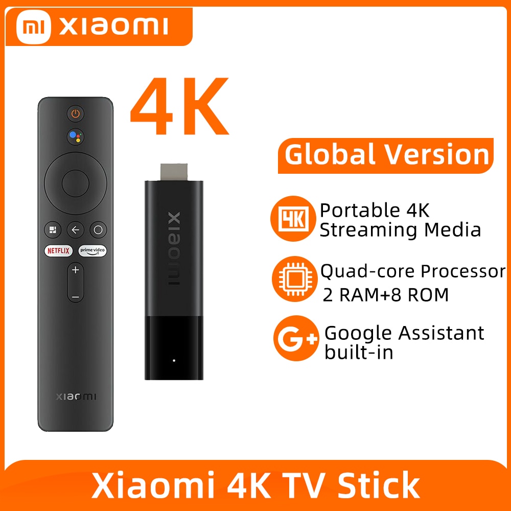 Xiaomi Mi Ultra Super Fast |  TV Stick 4K 2GB RAM 8GB ROM | ANDRIOD 11 With Bluetooth Remote