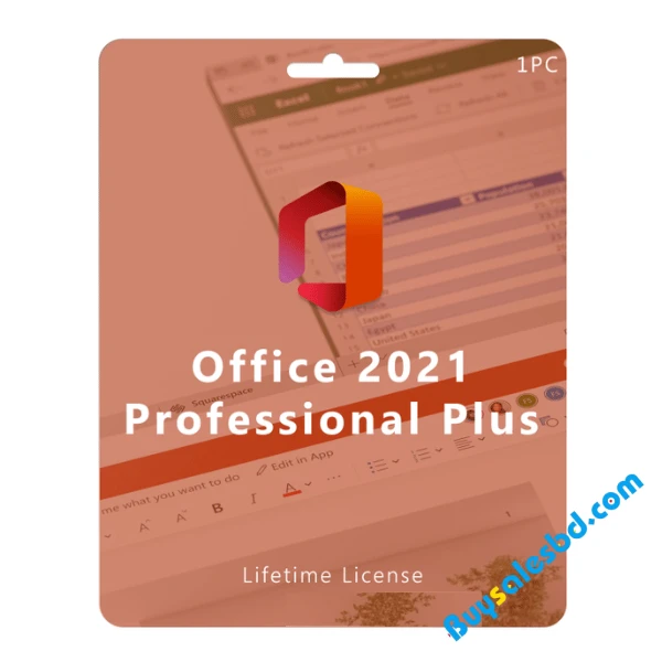 Microsoft Office 21 Pro Plus lifetime key price in BD