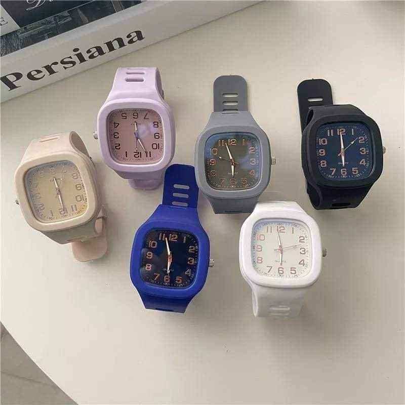 Digital Watch for Women Men Unisex Square Watches