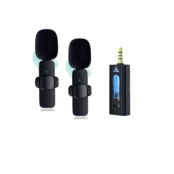 K35 Dual Wireless Microphone For 3.5mm Supported Devices (RUB) buysalesbd